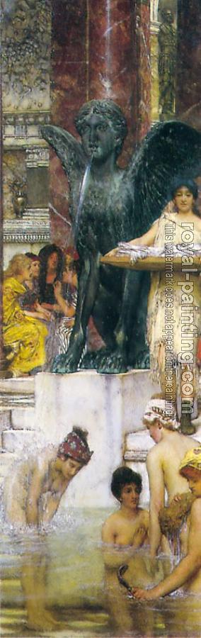 Sir Lawrence Alma-Tadema : A Bath, an Antique Custom